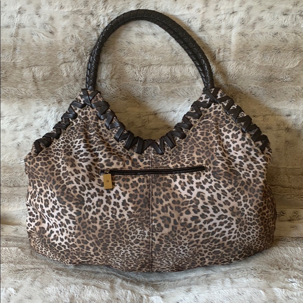 ✨HP✨ DONALD J. PLINER Animal Print Leather Hobo - Picture 3 of 15